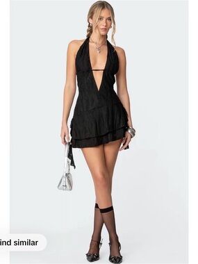 edikted ndie crochet open back mini dress Edikted | Dresses | Edikted Indie Crochet Open Back Mini Dress
